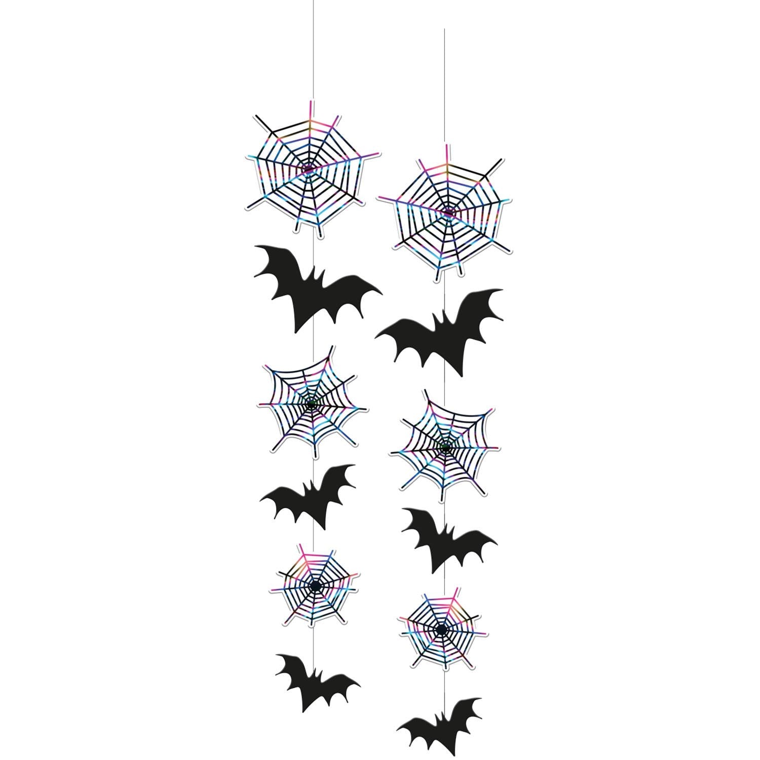 2 décorations chauve-souris joyeuses 70 cm