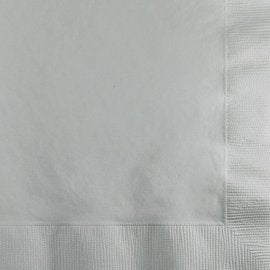 20 25 CM SHIMMERING SILVER NAPKINS