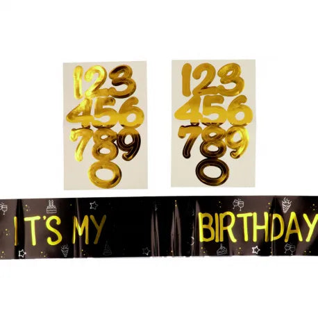 Écharpe d'anniversaire personnalisable