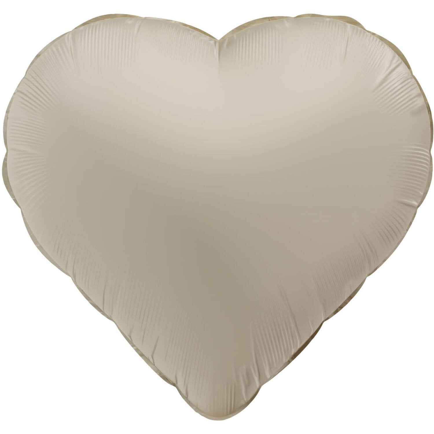Palloncino in lamina a forma di cuore Creamy Latte Mate da 45 cm