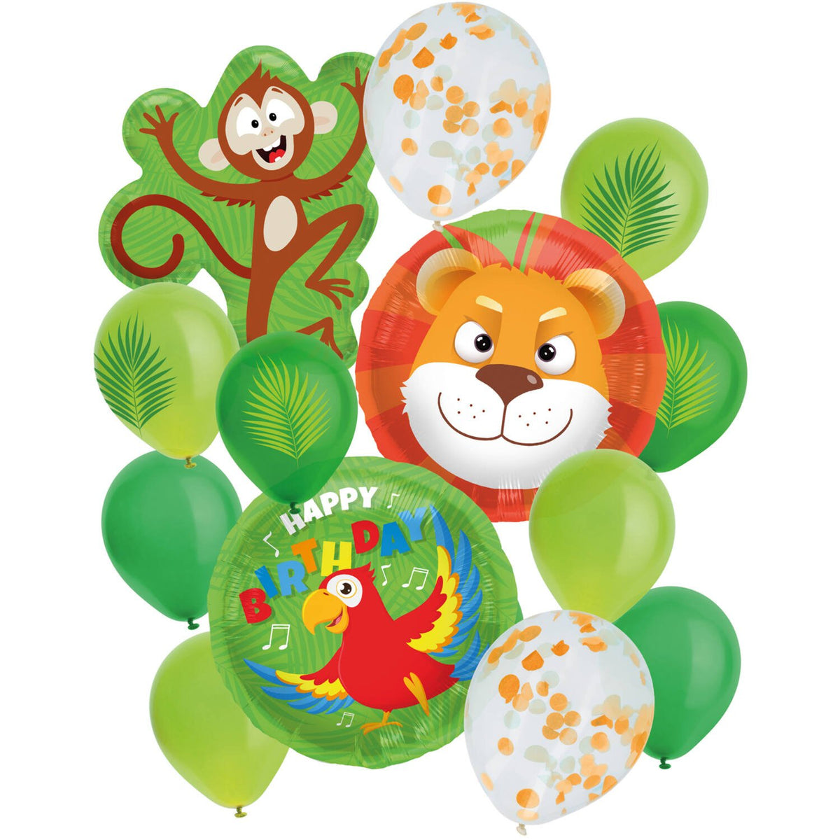 Jungle Set of 13 Balloons