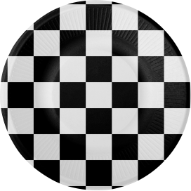 All / Vajillas y Temáticas / Adultos / Black & White Check