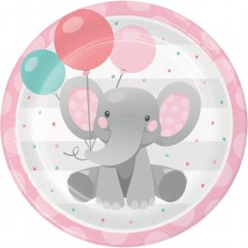 All / Vajillas y Temáticas / Primer Cumpleaños / Enchanting Elephant Girl
