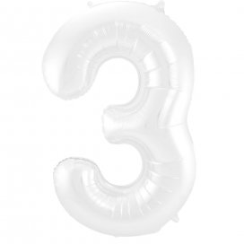 All / Accesorios y Decoración / Globos / Globos de Números / Globos Números Blancos