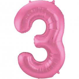 All / Accesorios y Decoración / Globos / Globos de Números / Globos Números Rosa Mate