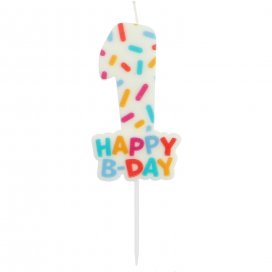 All / Accesorios y Decoración / Velas / Velas Numéricas / Velas Números Happy B-day