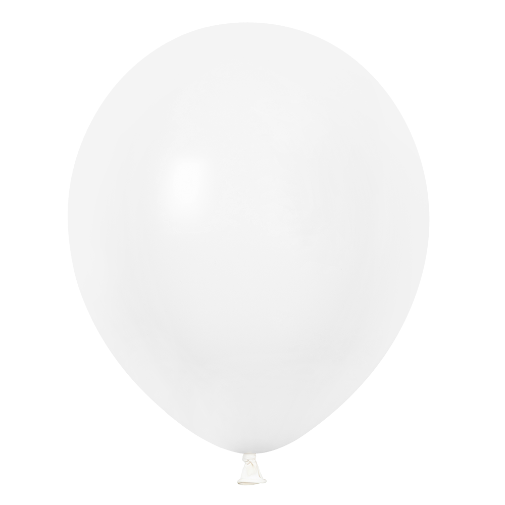 10 Globos Blanco Fashion 30 cm