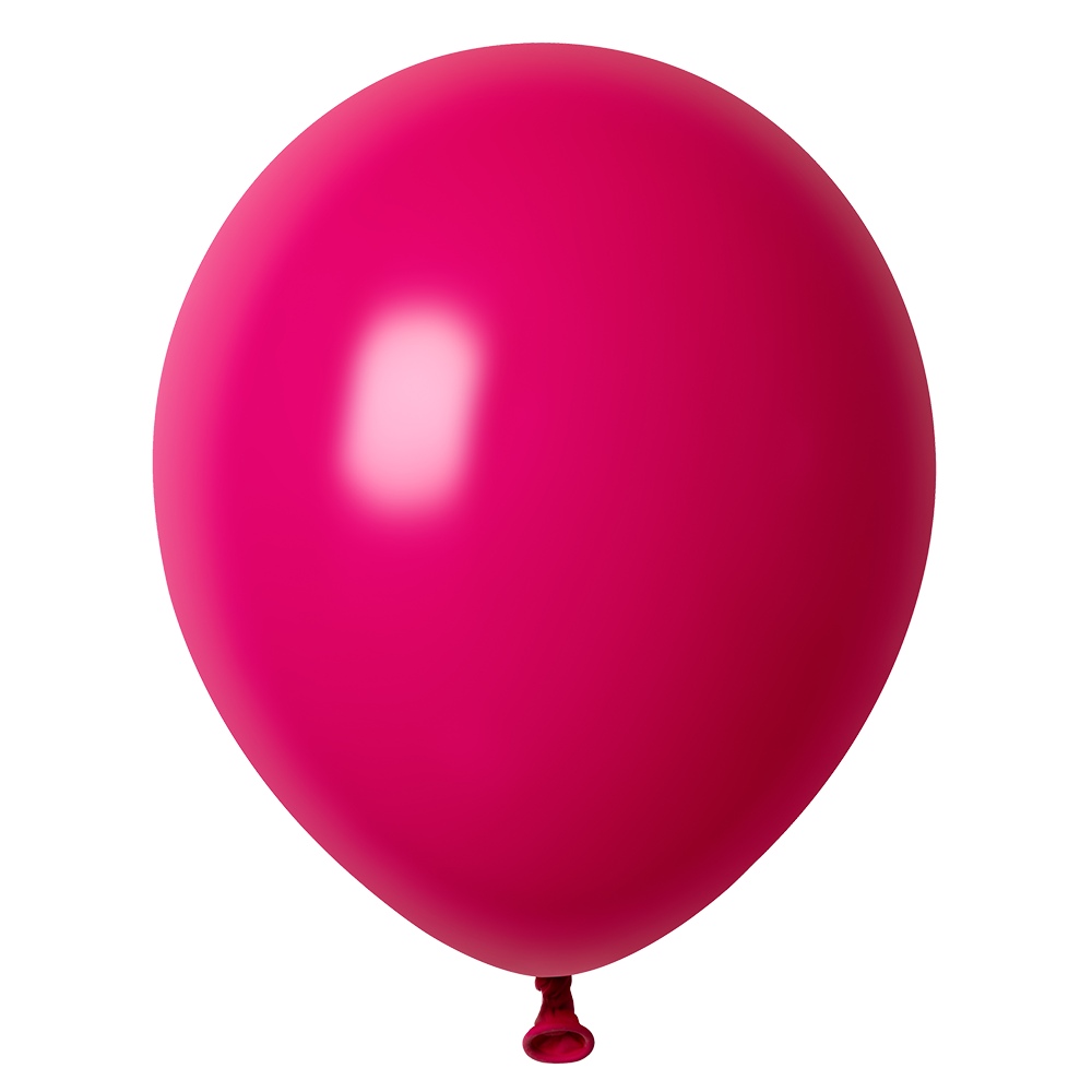 10 ballons fantaisie fuchsia de 30 cm