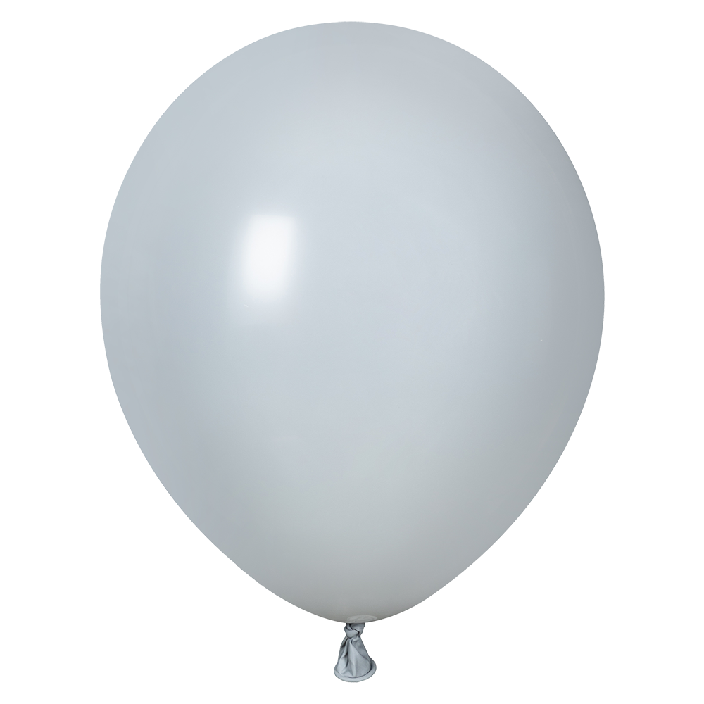 10 Globos Gris Fashion 30 cm
