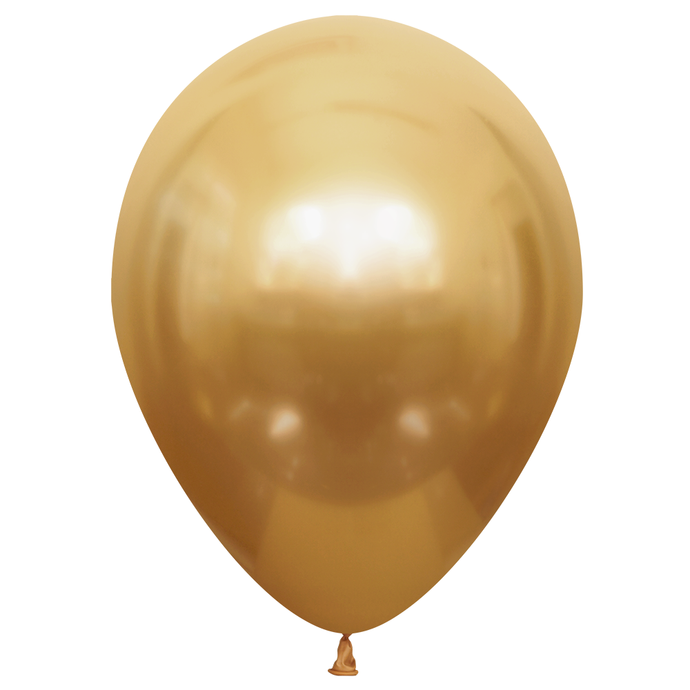 10 palloncini oro lucido 30 cm