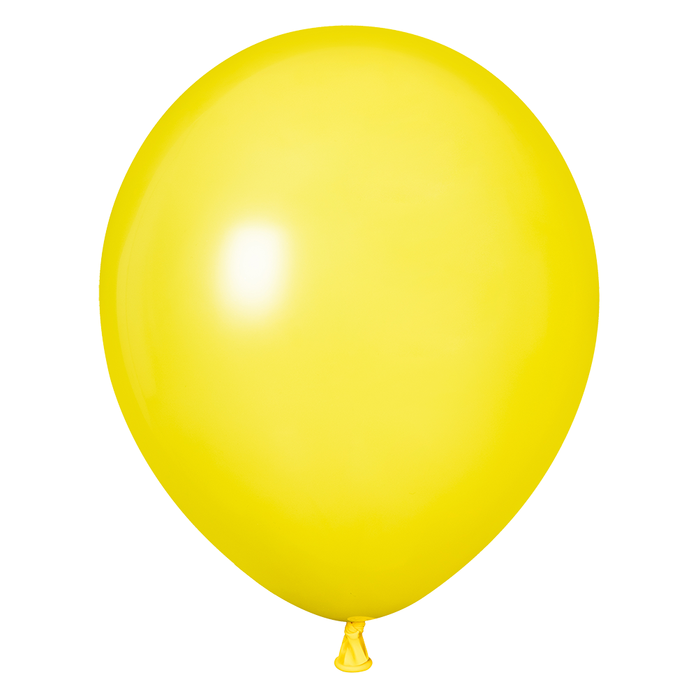 100 palloncini gialli alla moda da 30 cm