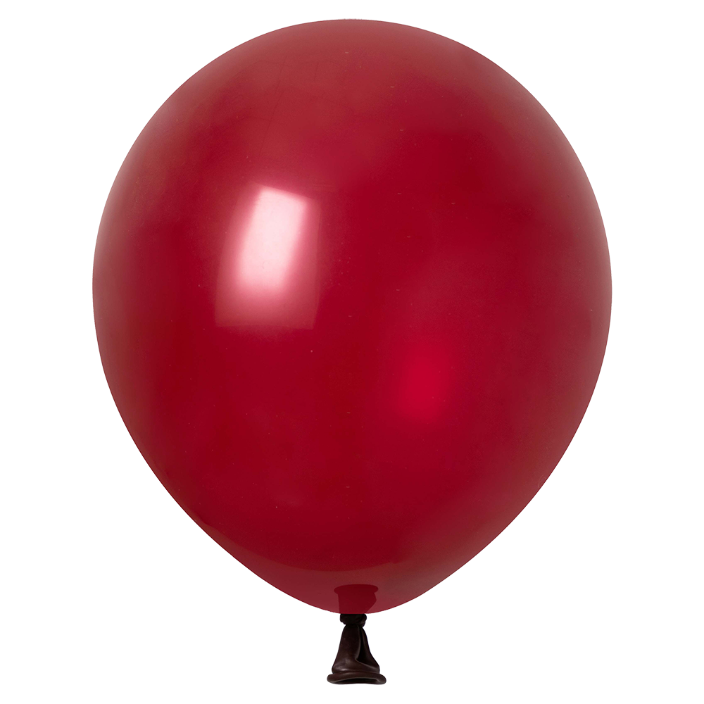 100 palloncini di cristallo bordeaux da 30 cm