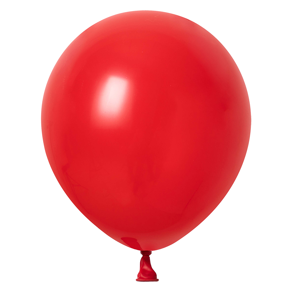 100 palloncini rossi alla moda da 30 cm