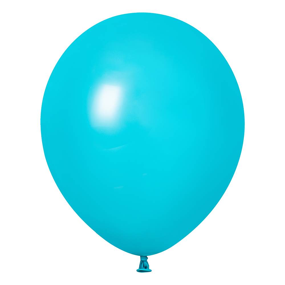 100 Globos Turquesa Fashion 30 cm