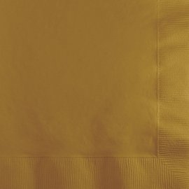 20 SERVILLETAS 25 CM GLITTERING GOLD