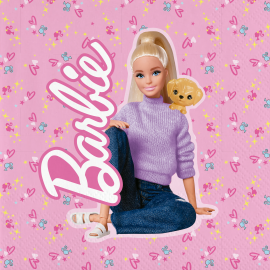 20 SERVILLETAS 33 CM BARBIE
