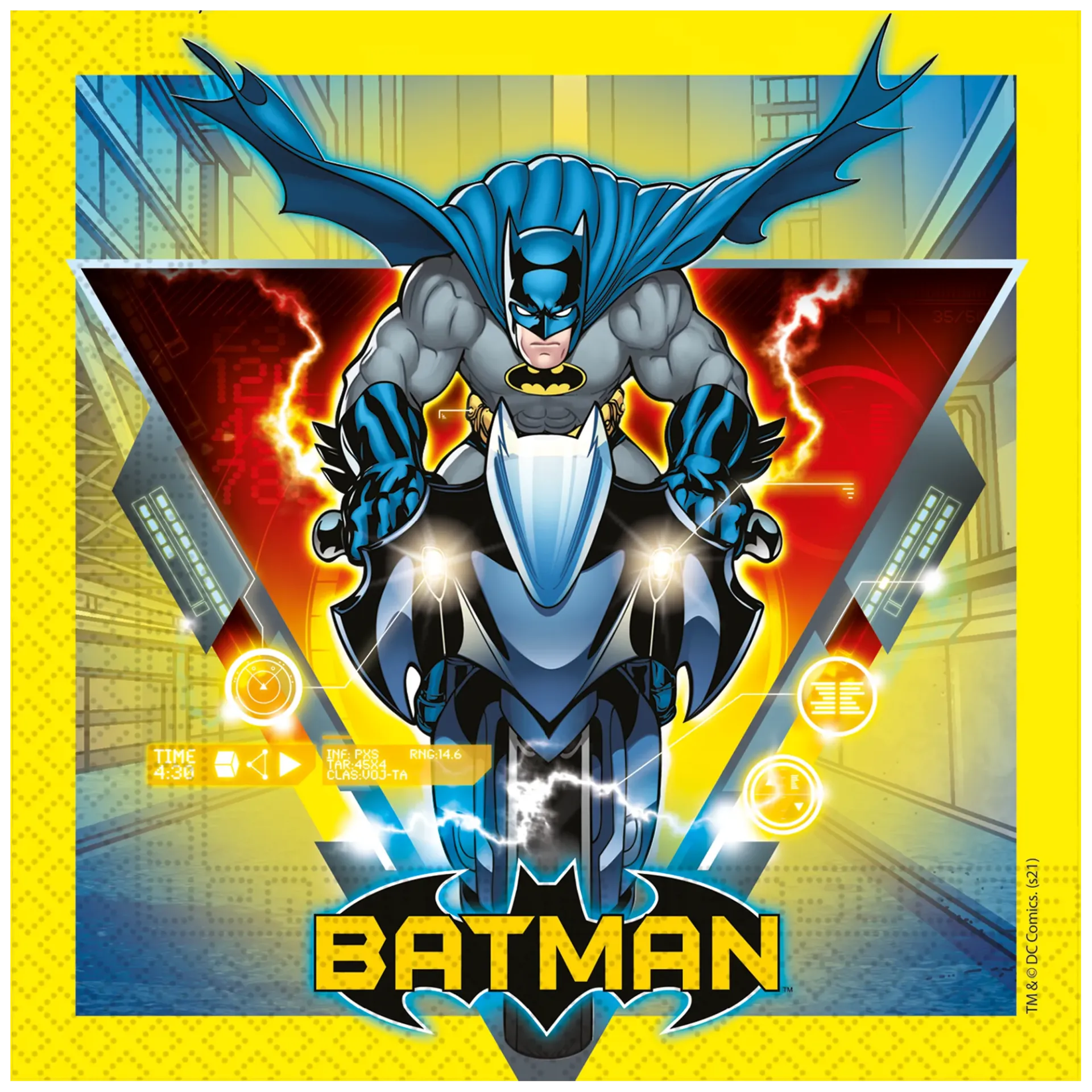 20 SERVILLETAS 33 CM BATMAN