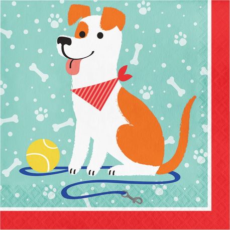 20 SERVILLETAS 33 CM DOG PARTY