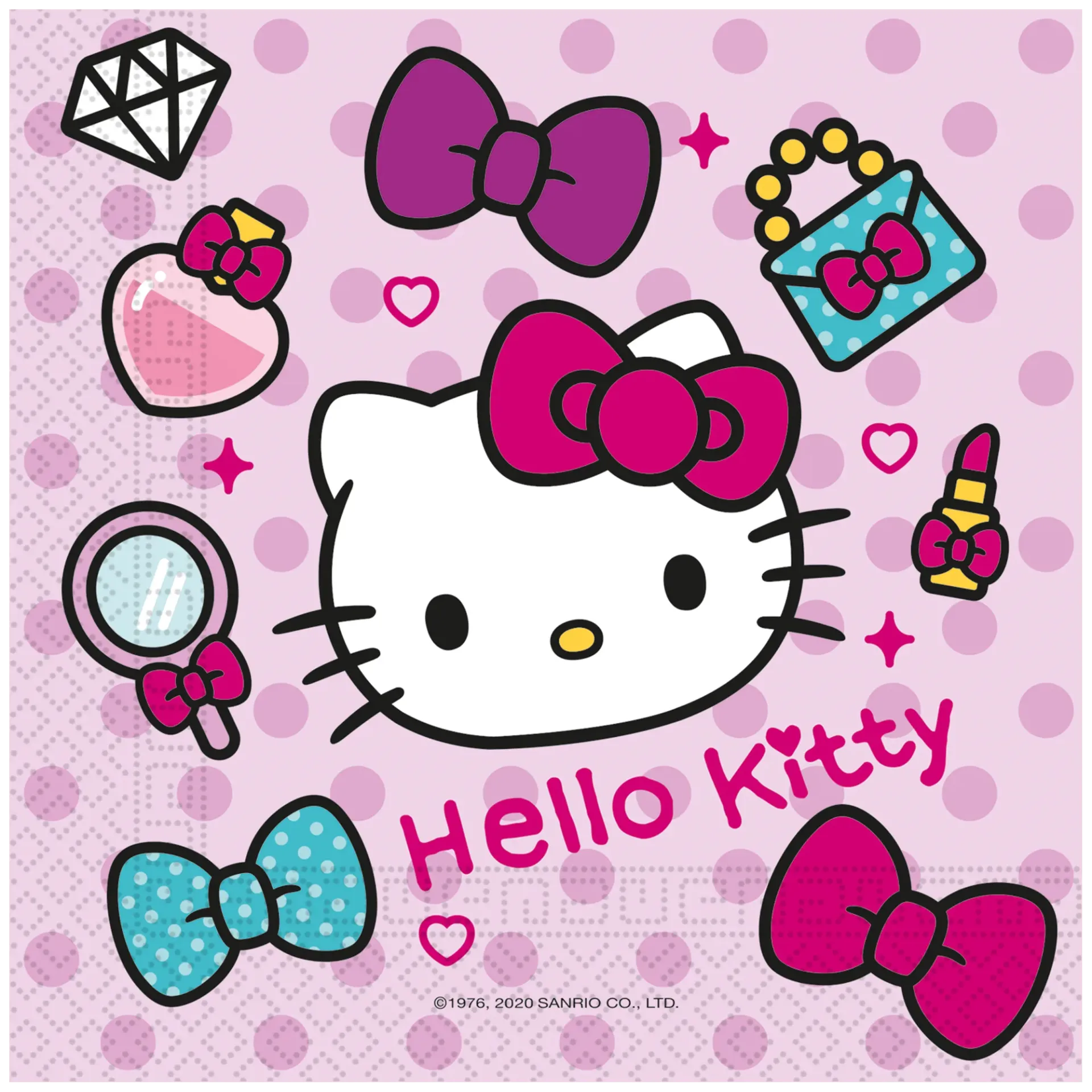 20 SERVILLETAS 33 CM HELLO KITTY