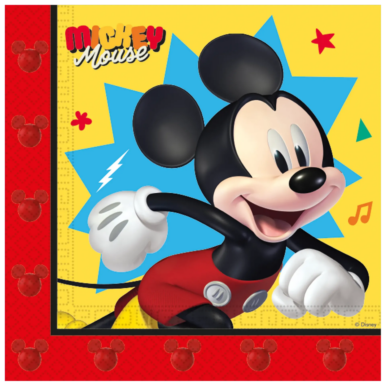 20 SERVILLETAS 33 CM MICKEY FUN