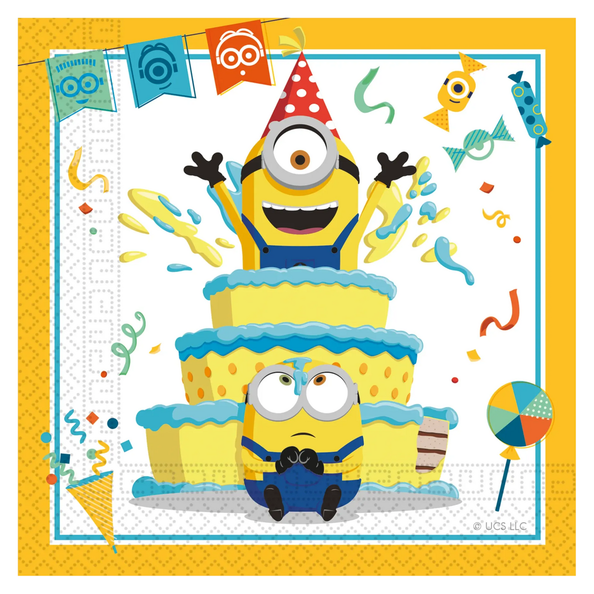 20 SERVILLETAS 33 CM MINIONS