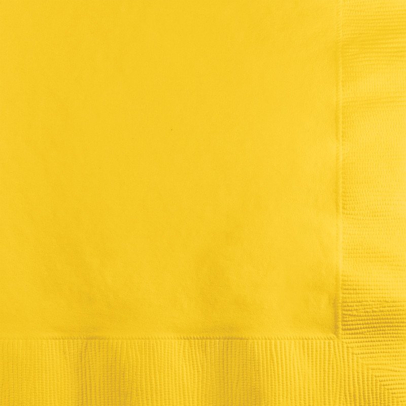 20 TOVAGLIOLI 33 CM SCUOLABUS GIALLO