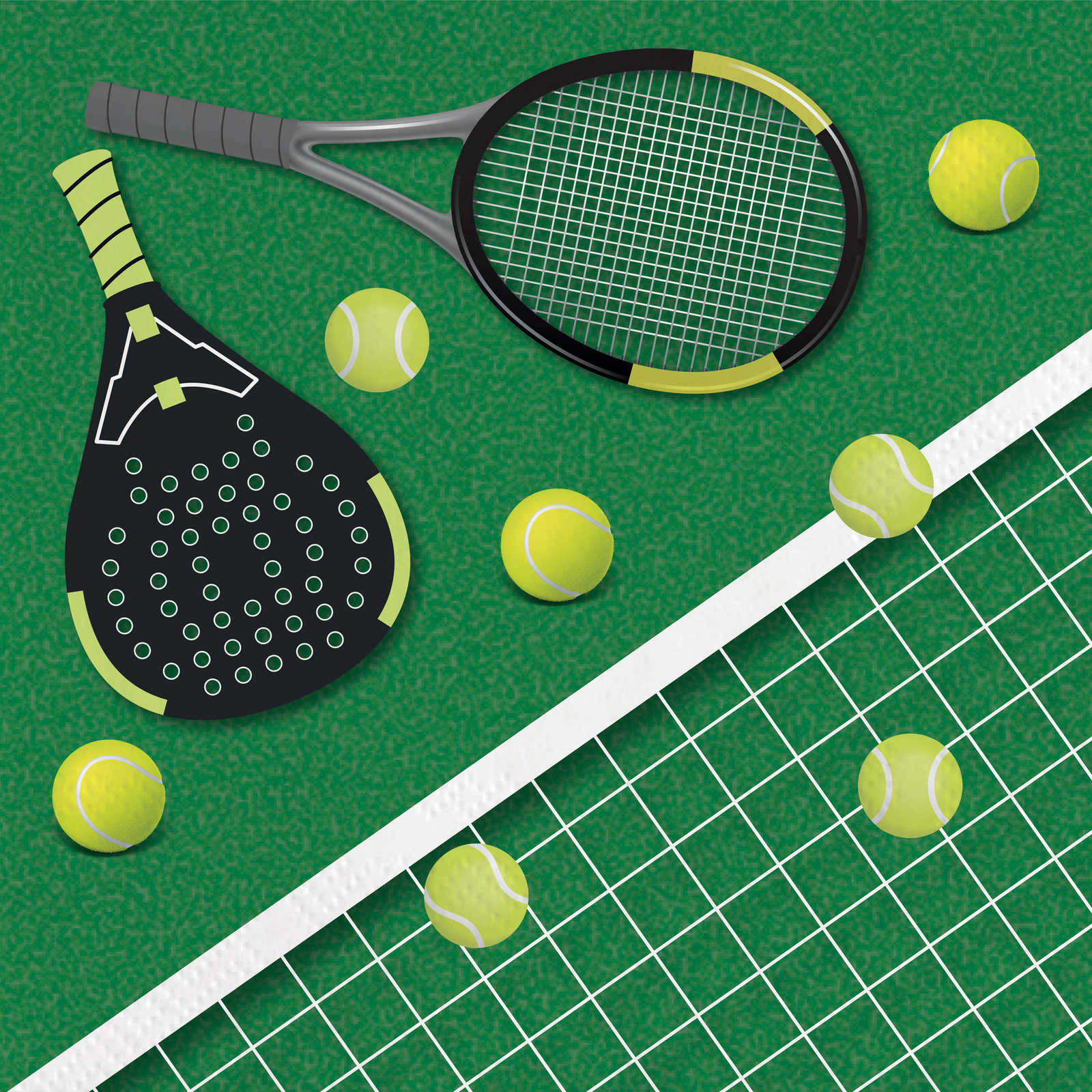 20 SERVILLETAS Tenis & Padel 33 cm