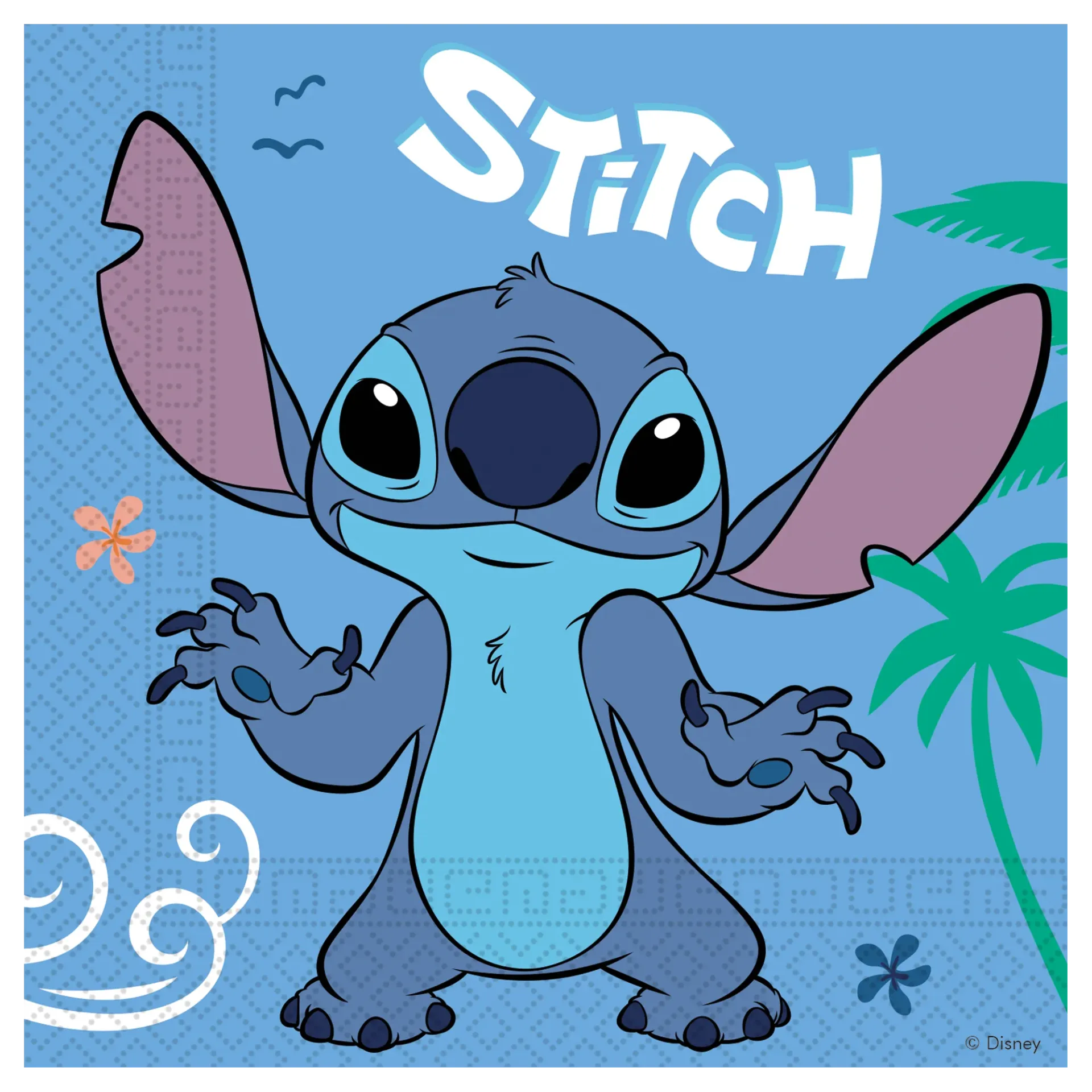 20 Servilletas Stitch 33 cm
