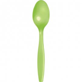 24 CUCHARAS PLASTICO PREMIUM FRESH LIME