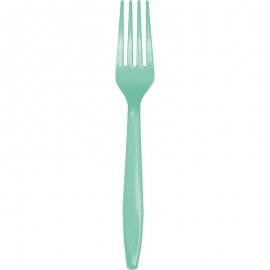 24 TENEDORES PLASTICO PREMIUM FRESH MINT
