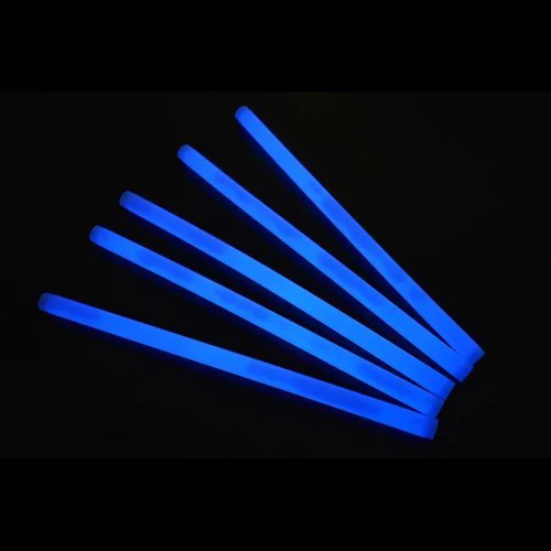 25 bastoncini luminosi blu da 25 cm