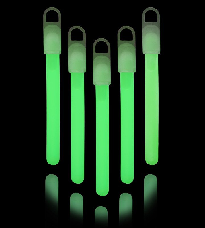 25 Colgantes Luminosos 10 cm Verdes