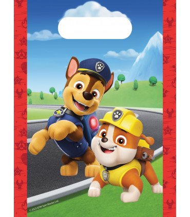 4 BOLSAS DE PAPEL PATRULLA CANINA