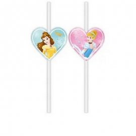 4 cannucce di carta Disney Princess