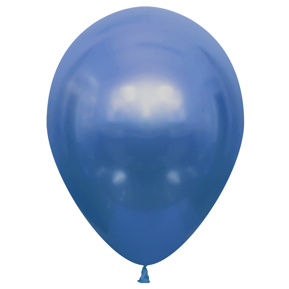 50 palloncini blu lucidi da 30 cm