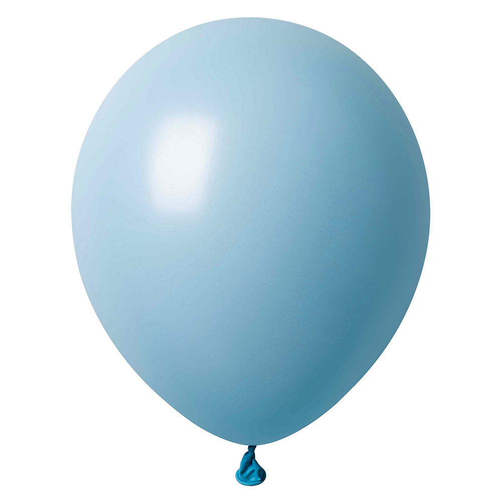 50 Globos Azul Light Pastel 30 cm