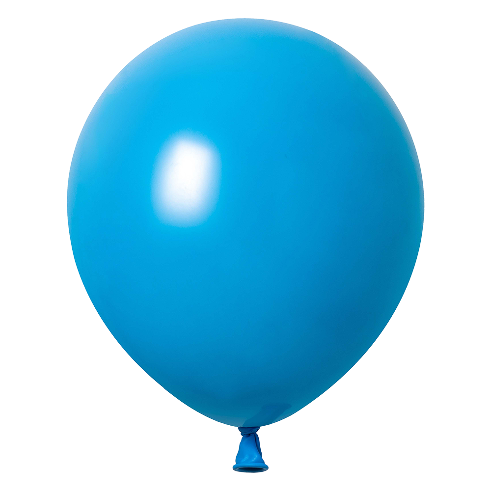 50 Globos Azul Medio Fashion 30 cm