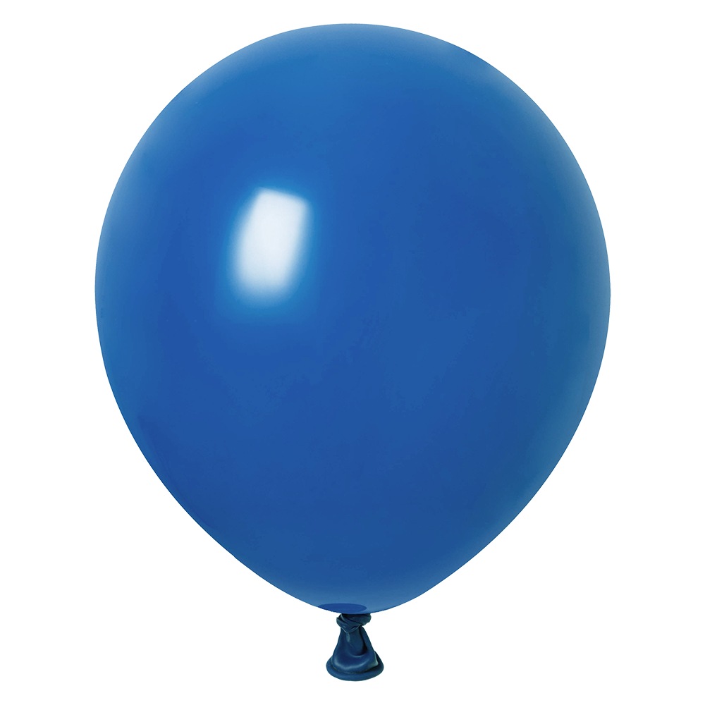 50 Globos Azul Real Fashion 30 cm