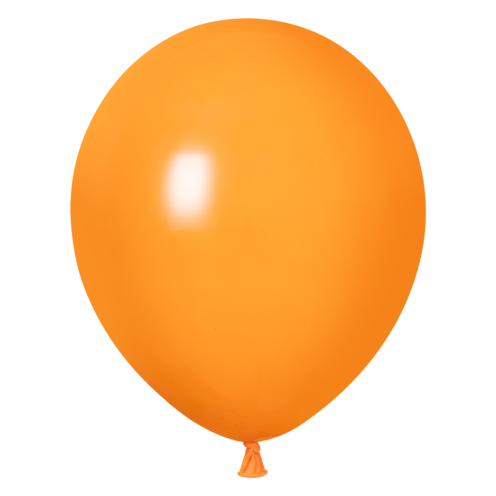 50 Globos Naranja Fashion 30 cm