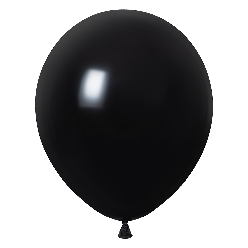 50 palloncini neri alla moda da 30 cm