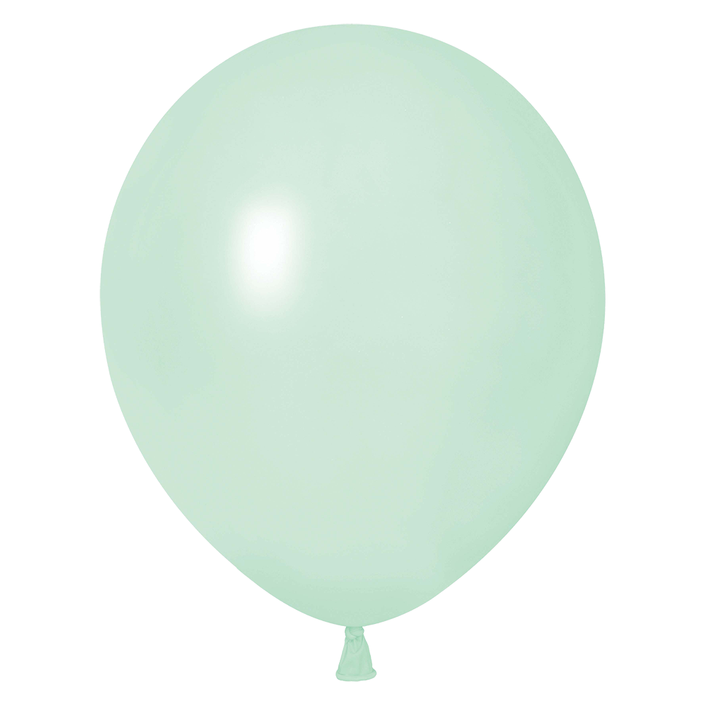 50 ballons vert pastel clair de 30 cm