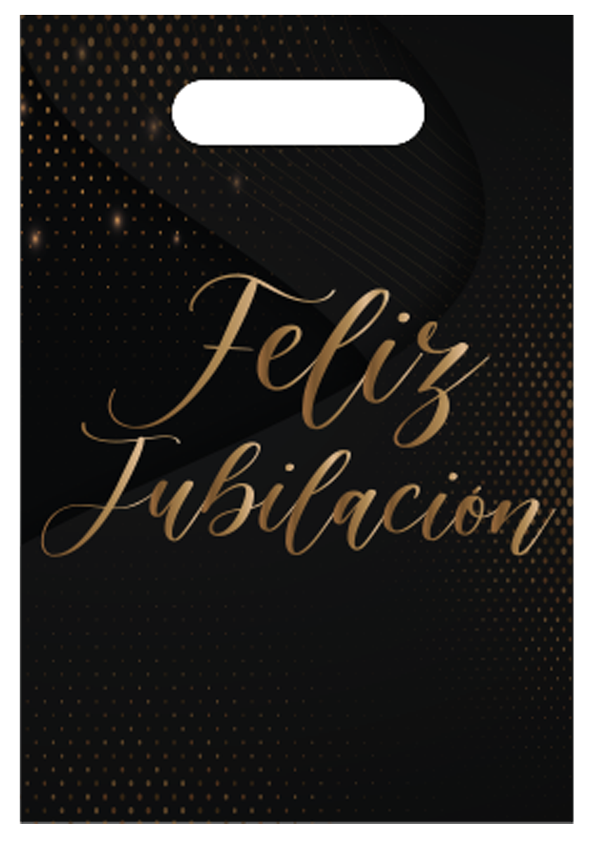 6 Bolsas Jubilación 23 x 16 cm