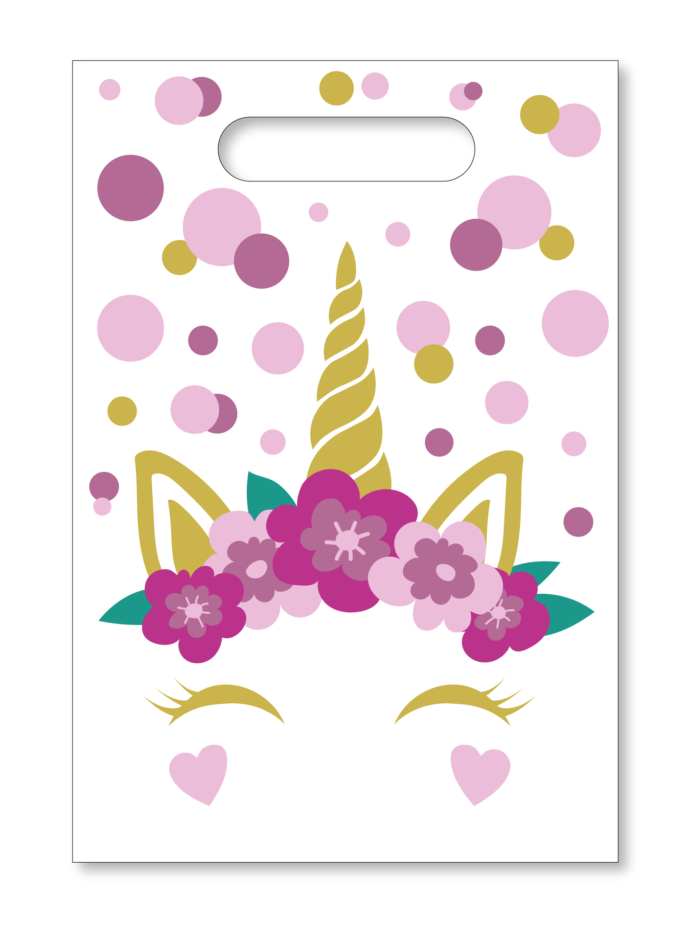 6 Bolsas Unicornio Baby