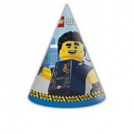 6 CHAPEAUX LEGO CITY