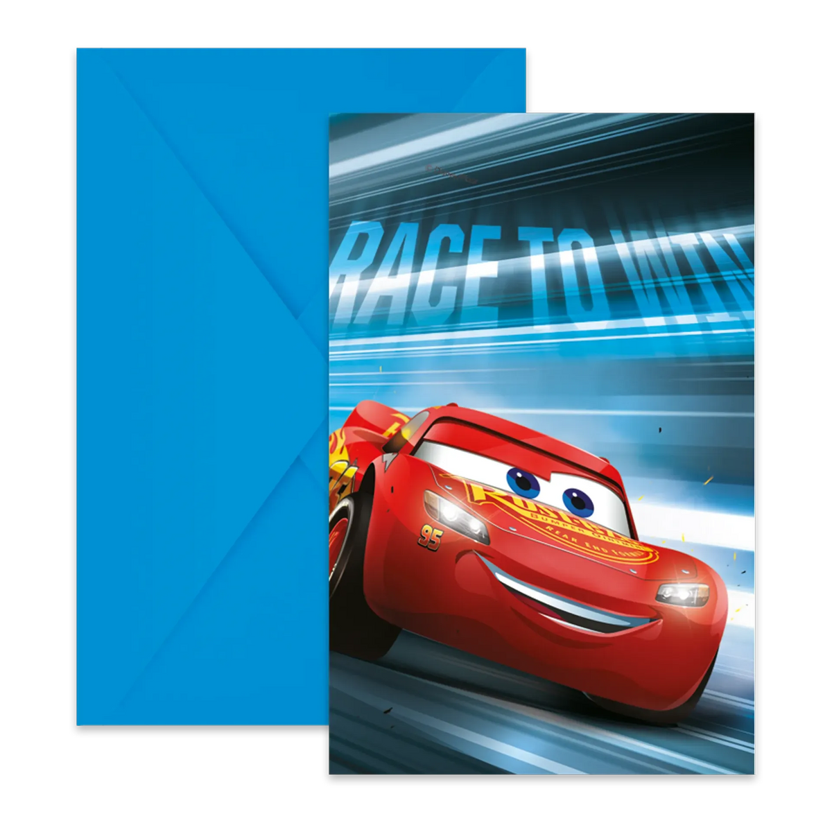 6 CARS VICTORY INVITATIONS