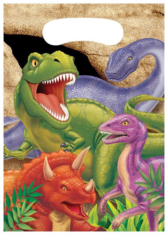 8 BOLSAS 23 x 16 DINO BLAST