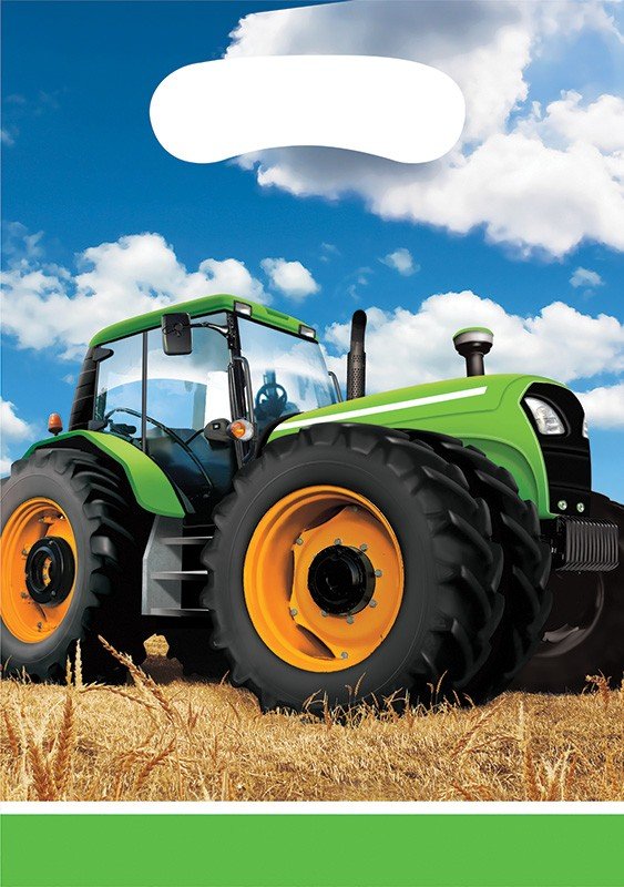 8 BOLSAS 23 x 16 TRACTOR TIME