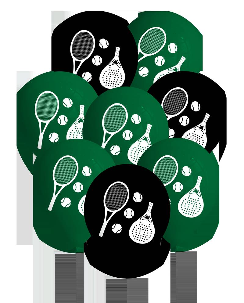 8 palloncini in lattice Tennis e Padel