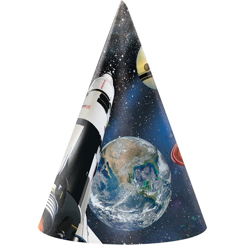 8 CHAPEAUX CÔNES SPATIAUX