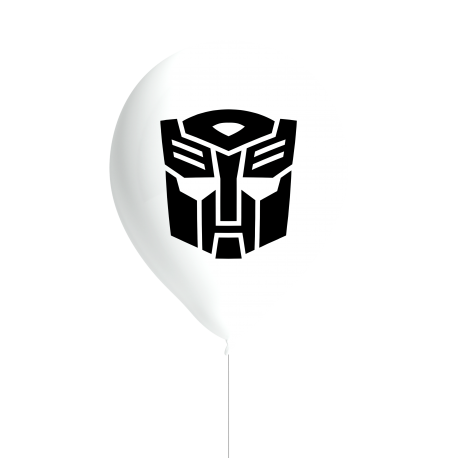 8 Globos Latex Transformers